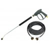 PISTOLET PROFI 150BAR LANCA 700MM WĄŻ 10M DN6 1SN