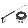 ZESTAW PISTOLET 280BAR LANCA 900MM DYSZA I WĄŻ 10M 1SN